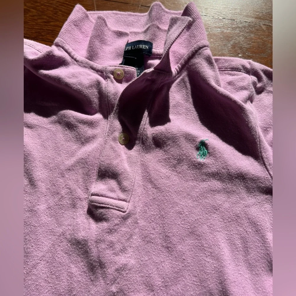 Ralph Lauren Kids VTG Y2K Lilac Purple Polo Shirt